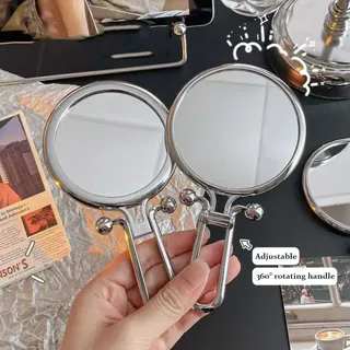 ● Miroir de maquillage grossissant brillant 2x/5x/10x