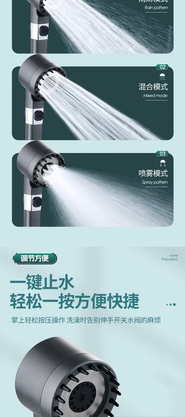 Pommeau de douche haute pression – vue 5