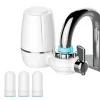 filtre eau robinet cuisine cartouche charbon actif ABS alimentaire lavable sept couches céramique diatomée double sortie compact moderne