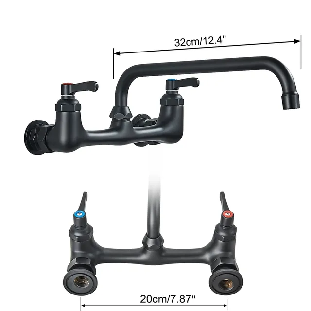 Robinet de lavabo en laiton Antique – vue 6