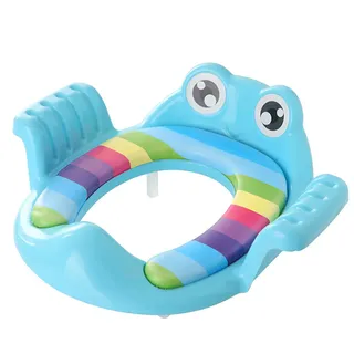 Siège toilette enfant réducteur plastique rigide bleu grenouille…