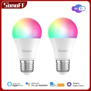 SONOFF B02-B-A60/ B05-BL-A60 WiFi ampoule LED intelligente E27 ampoule RGB à intensité variable 9W 220V-240V maison intelligente eWeLink APP contrôle SONOFF B02-B-A60/ B05-BL-A60 WiFi ampoule LED intelligente E27 ampoule RGB à intensité variable 9W 220V-240V maison intelligente eWeLink APP contrôle