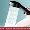 Zhangji-Pommeau de douche à effet pluie de massage noir – vue 6