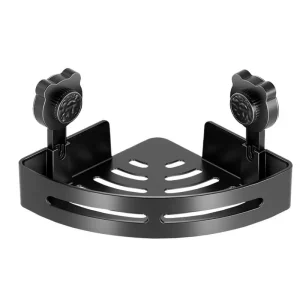 Étagère d&rsquo;angle de douche ABS, support de rangement mural à ventouse, sans perceuse, organisateur d&rsquo;angle de salle de bains, support de cosmétiques de maquillage et de shampoing