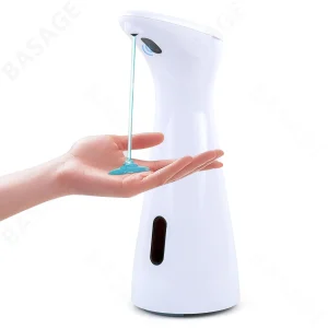 Distributeur automatique de savon à capteur blanc, haute qualité, Abs, étanche, capteur de savon pour les mains, salle de bains, lavage intelligent, pièce à main