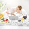 Étagère de bain extensible sur baignoire en acrylique… – vue 2