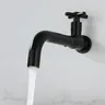 Robinet d'eau froide simple mural en acier inoxydable – vue 2
