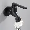 Salle de bains noir robinet froid unique mur Machine à… – vue 3