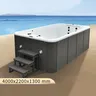 Baignoire spa nage rectangulaire grande taille quatre… – vue 2