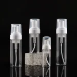 Distributeur de bouteilles à pompe à mousse pour Lotion, 50/100/150/200ml, rechargeable pour savon pour les mains, shampoing, nettoyant pour cils, emballage de nettoyage, 1 pièce