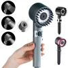 pommeau douchette haute pression multifonction six fonctions filtre antitartre silicone picots souples brosse massante ergonomique ABS chromé trois modes réglables