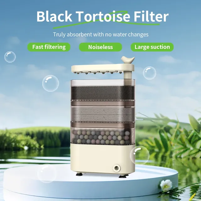 Filtre aquarium interne tortue multicouche vertical… – vue 4