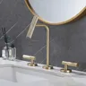 Robinet de Lavabo à Eau Chaude et Froide en Laiton – vue 5