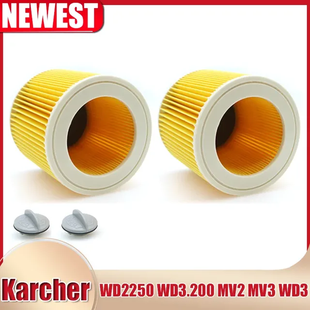 Filtre HEPA pour cartouche Karcher WD2250 WD3.200 MV2…