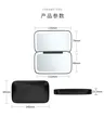 Miroir maquillage LED double face pliable portable rose… – vue 5