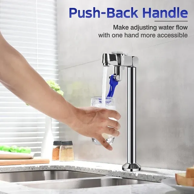 Station de remplissage de bouteilles d'eau push-back – vue 2