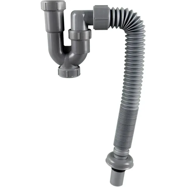 Tuyau de vidange en forme de U pour lavabo de salle de… – vue 5