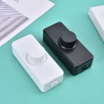 Variateur LED réglable 220V, interrupteur de lumières, bouton d&rsquo;éclairage, contrôleur de variateur