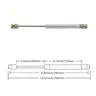 Quincaillerie pneumatique 1 pièce: charnière de meuble – vue 2