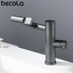 Becola Design créatif robinet de lavabo rotatif universel salle de bains lavage Style contemporain robuste et Durable trois couleurs en option Becola Design créatif robinet de lavabo rotatif universel salle de bains lavage Style contemporain robuste et Durable trois couleurs en option