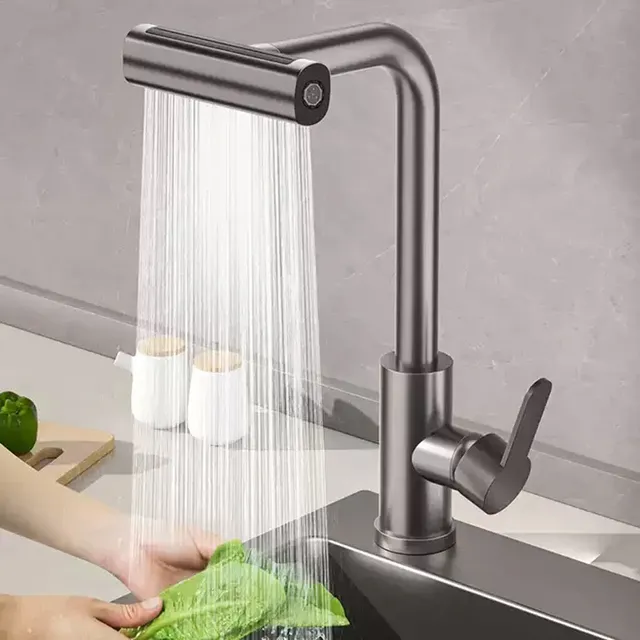 Robinet de cuisine en acier inoxydable – vue 2