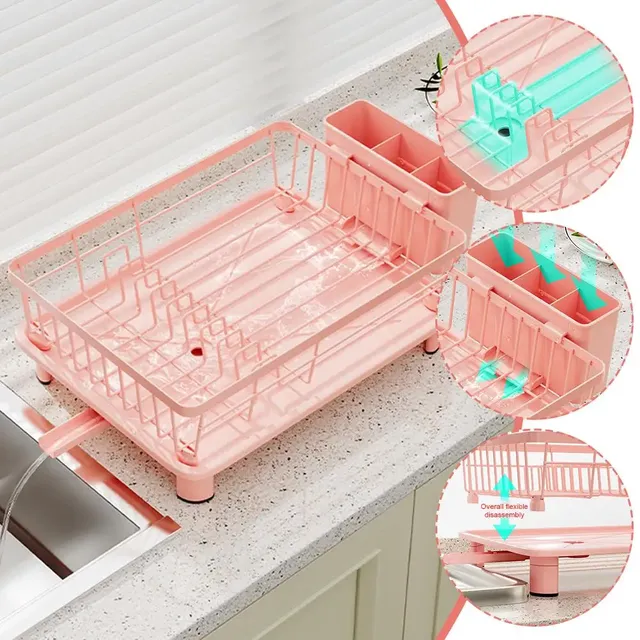 Support de rangement d'assiettes de cuisine avec… – vue 4