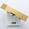 Colonne douche thermostatique dorée pommeau carré pluie… – vue 5