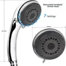 Pommeau douche inox réglable sept modes multifonction… – vue 6