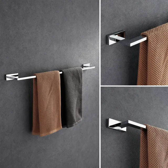 Porte-serviettes simple en laiton pour toilettes et… – vue 2