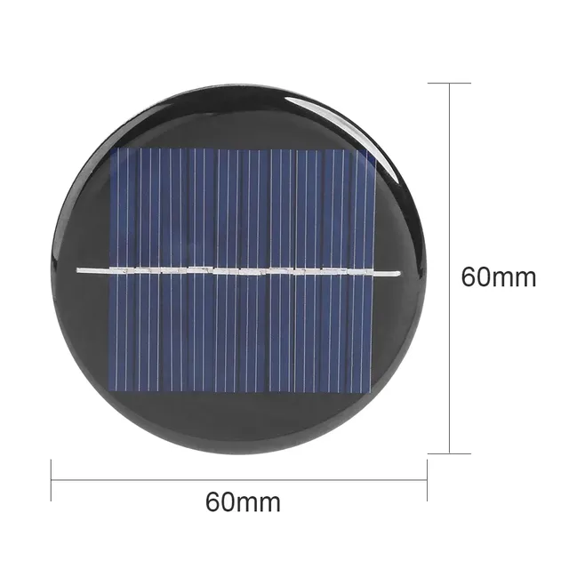Panneau solaire rond 0.28W 5V 60mm – vue 6