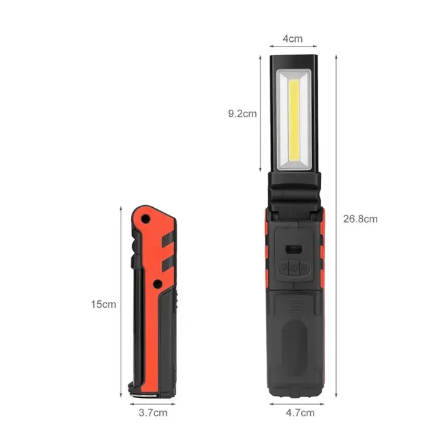 Lampe de travail LED COB à intensité variable – vue 2