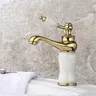 Robinet de salle de bains en laiton et Jade – vue 4