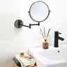 Miroir de maquillage télescopique mural