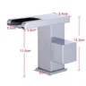 Robinet de lavabo noir LED de luxe – vue 6