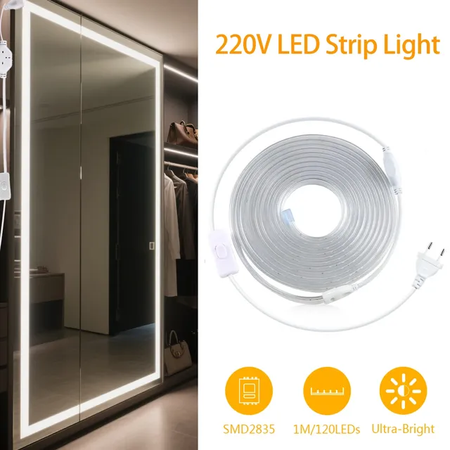 Lampe LED rétro-éclairage pour miroir de Dressing