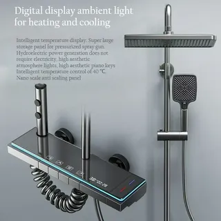 Ensemble de robinets de douche de salle de bains de luxe