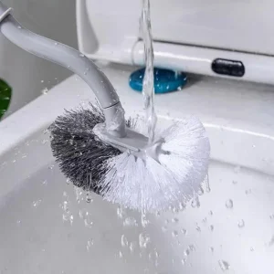 Brosse de toilette incurvée en plastique à Long manche, brosse de nettoyage de toilettes créative sans Angle mort, brosse de nettoyage de toilettes à poils souples Brosse de toilette incurvée en plastique à Long manche, brosse de nettoyage de toilettes créative sans Angle mort, brosse de nettoyage de toilettes à poils souples
