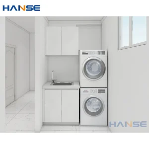 Armoires de rangement modernes, Design sur mesure, maison, hôtel, salle de bains, buanderie, petite armoire sous-évier avec Machine à laver Armoires de rangement modernes, Design sur mesure, maison, hôtel, salle de bains, buanderie, petite armoire sous-évier avec Machine à laver