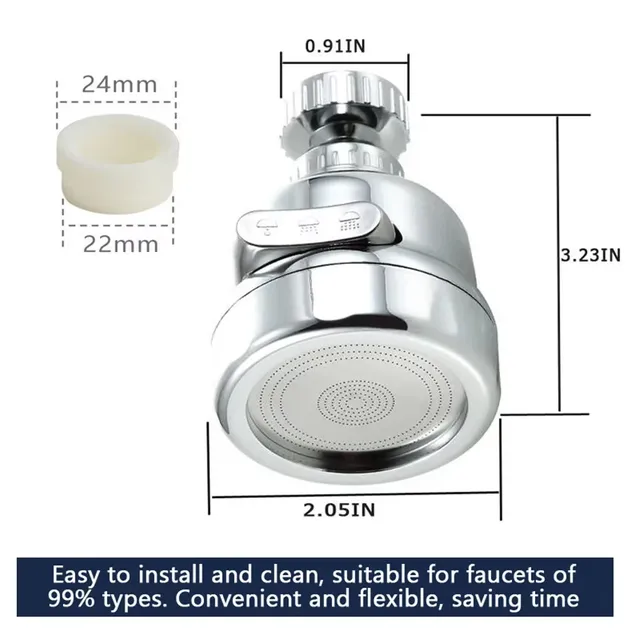 Adaptateur d'aérateur universel pour robinet de cuisine… – vue 5