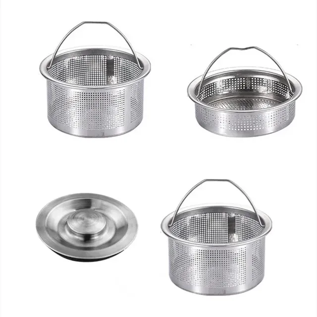 Bouchon de filtre d'évier de cuisine en acier inoxydable… – vue 6