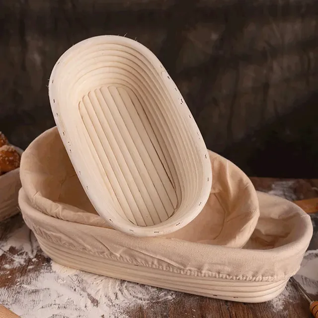 Panier de Fermentation ovale/rond en rotin – vue 3