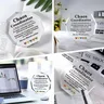Plaque acrylique octogonale transparente bords biseautés… – vue 6