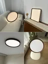 Plafonnier LED intelligent avec télécommande vocale – vue 3