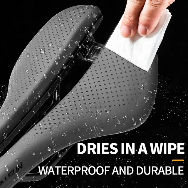 Walgun selle de vélo creuse PU imperméable aérodynamique… – vue 4