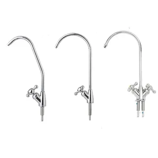 Robinet d'eau de cuisine chromé 1/4 "