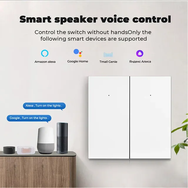 Interrupteur mural intelligent WiFi – vue 2