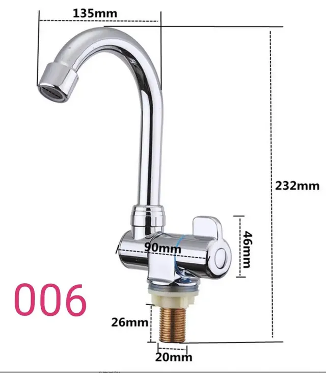 Robinet pliant en acier inoxydable-robinet de cuisine… – vue 6