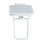Siège de sécurité pliant avec pieds pour toilettes, chaise de douche, tabouret mural de douche, tabouret Proxy Shoe, alliage d&rsquo;aluminium