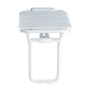 Siège de sécurité pliant avec pieds pour toilettes, chaise de douche, tabouret mural de douche, tabouret Proxy Shoe, alliage d&rsquo;aluminium