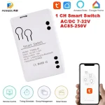 Commutateur intelligent Tuya Smart Life 1CH RF 12V 24V 7-32V AC DC commutateur Wifi fonctionne avec Alexa Google Home